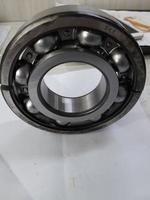 Damaged bearings on the table, industrial machinery parts photo