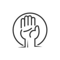 Hand gestures and sign language isolated vector