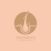 Hair treatments icon illustration vector