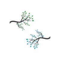 Vector branch , Hand drawn illustration of tree branch design template