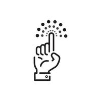 Hand gestures and sign language isolated vector