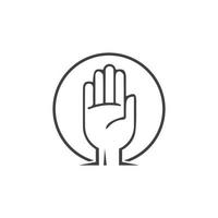 Hand gestures and sign language isolated vector