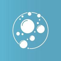 Bubble  icon vector