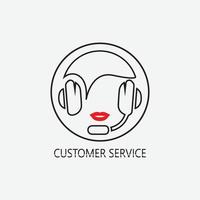 call center icon vector