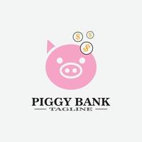 Cartoon pig Design illustration vector