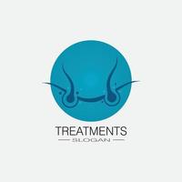 Hair treatments icon illustration vector