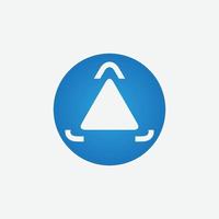 Triangle Icon Design vector