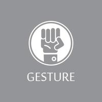 Hand gestures and sign language isolated vector