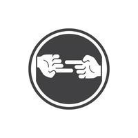 Hand gestures and sign language isolated vector