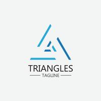 Triangle Icon Design vector