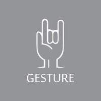 Hand gestures and sign language isolated vector