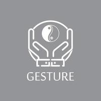 Hand gestures and sign language isolated vector