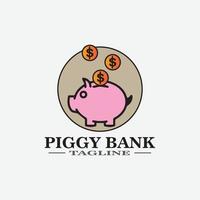 Cartoon pig Design illustration vector