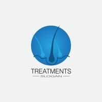 Hair treatments icon illustration vector