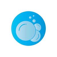 Bubble  icon vector