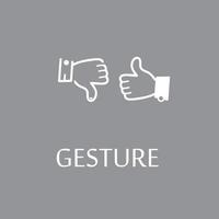 Hand gestures and sign language isolated vector