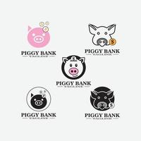 Cartoon pig Design illustration vector