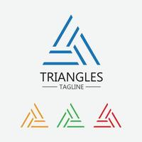 Triangle Icon Design vector