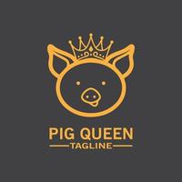 Cartoon pig Design illustration vector