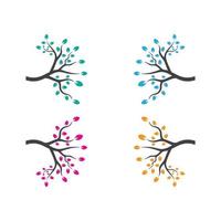 Vector branch , Hand drawn illustration of tree branch design template