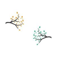 Vector branch , Hand drawn illustration of tree branch design template