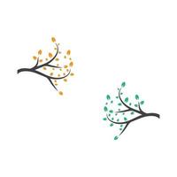 Vector branch , Hand drawn illustration of tree branch design template