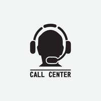 call center icon vector