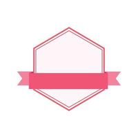 award winning badge with ribbon vector