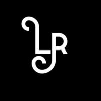 LP Letter Logo Design. Initial letters LP logo icon. Abstract letter LP minimal logo design template. L O letter design vector with black colors. lp logo