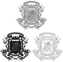 Coat of arms of the city of Caracas Venezuela vector