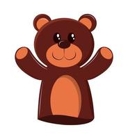 teddy bear toy vector