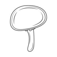 mushroom sketch icon vector