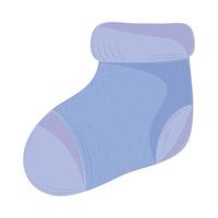 baby sock icon vector