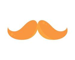 moustache flat icon vector