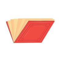 red open book vector