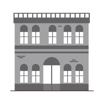 building structure icon vector