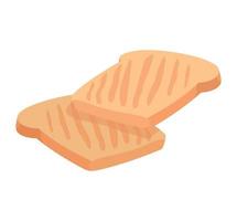 bread toast product vector