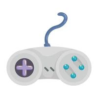 white video game control vector