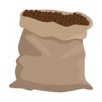 coffee toast sack vector