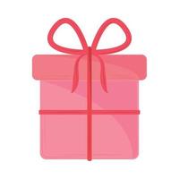 pink gift box vector