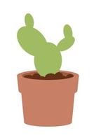 planta de cactus de jardín vector