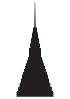 loy krathong palace tower vector