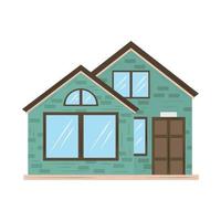 house exterior style vector