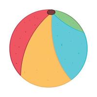 beach ball icon vector