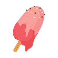 melted ice cream vector