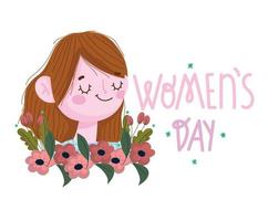 womens day invitation card vector