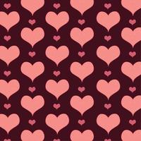 hearts love pattern vector