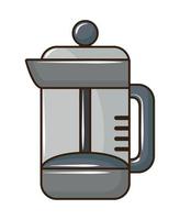 coffee french press vector