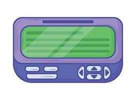 beeper retro tech vector