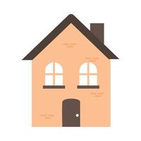 house cartoon style vector